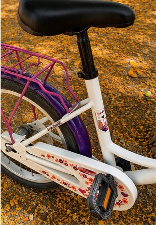 Bicicleta Infantil Vermont 16” Rosa y Blanca