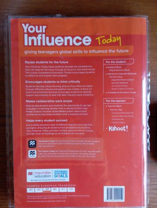 Libro Your Influence Student's Book B1 y workbook