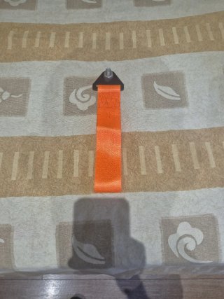 Gancho remolque OMP naranja
