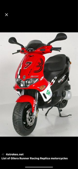 Gilera Runner 50 SP Rossi Replica Edición Especial