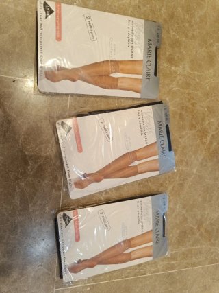 3 Paquetes Medias Marie Claire 15 DEN Beige