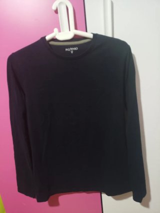 Camiseta INEXTENSO azul marino manga larga M