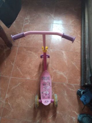 Patinete 3 Ruedas Niña Rosa