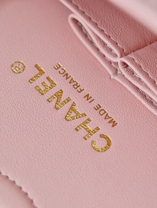 Bolso Chanel Classic 11.12 Rosa Suave Piel
