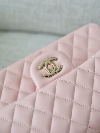 Bolso Chanel Classic 11.12 Rosa Suave Piel