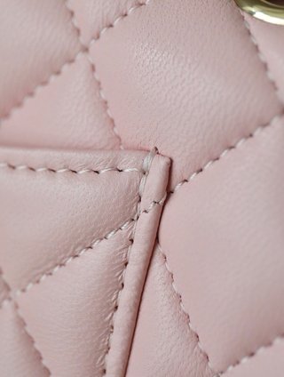 Bolso Chanel Classic 11.12 Rosa Suave Piel