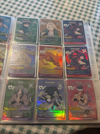 Colección Cartas Naruto Mythos TCG 1 edicion