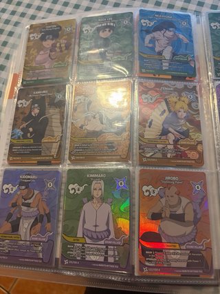 Colección Cartas Naruto Mythos TCG 1 edicion