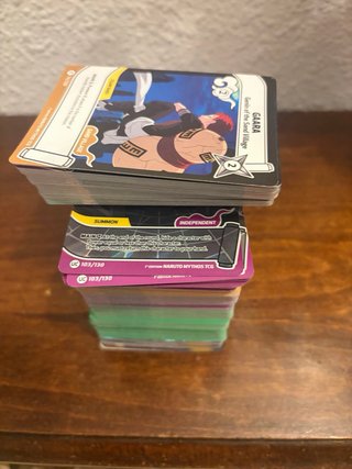 Colección Cartas Naruto Mythos TCG 1 edicion