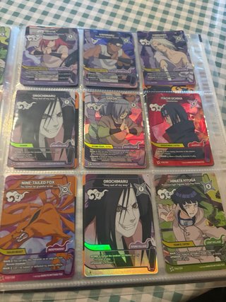 Colección Cartas Naruto Mythos TCG 1 edicion