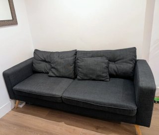 Sofá Gris Brooke Maisons du Monde