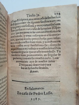 Libro Valerio de las Historias Escolasticas 1587