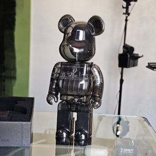 Altavoz Bluetooth BE@RBRICK Negro/Plateado