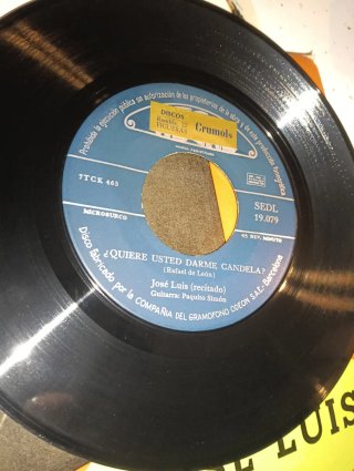 Rareza 50's Romances y poesía Jose Luis - Rapsoda