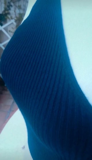 Top Monospalla Benedict Taglia Unica Blu Scuro