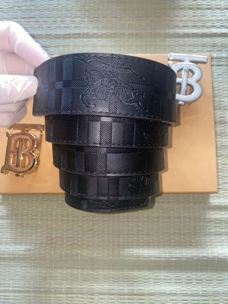 Cintura Burberry Doppio Logo Reversibile