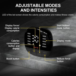 Electroestimulador Abdominal 10 Modos