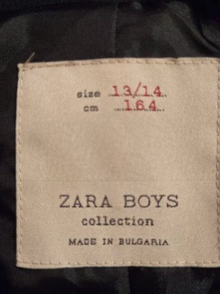 Traje Zara Niño Negro