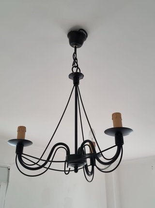 Conjunto de 2 candelabros de techo