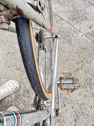 Bicicleta de carretera clásica