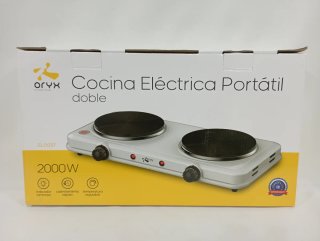 Cocina Eléctrica Portátil Doble Oryx