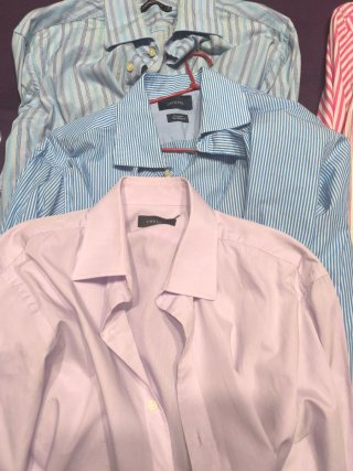 Lote 9 Camicie Uomo Taglia M/L