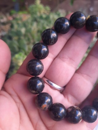 Pulsera Jaspe Abeja diámetro 10mm