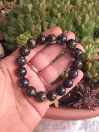 Pulsera Jaspe Abeja diámetro 10mm