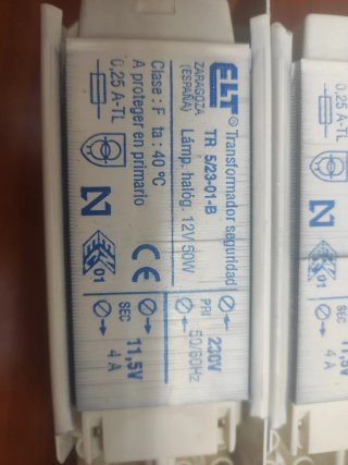 4 x Transformadores ELT 230V/11,5V 50W