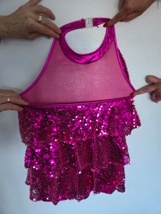 Conjunto fiesta lentejuelas niña