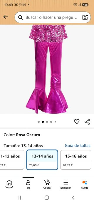 Conjunto fiesta lentejuelas niña
