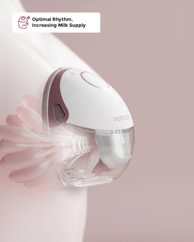 Momcozy M6 Estrazione del Latte a Mano Libera Doppia