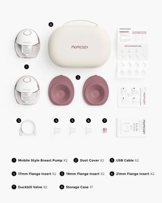 Momcozy M6 Sacaleches Manos Libres Doble