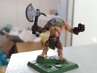 Minotauro del warhammer quest decapitado