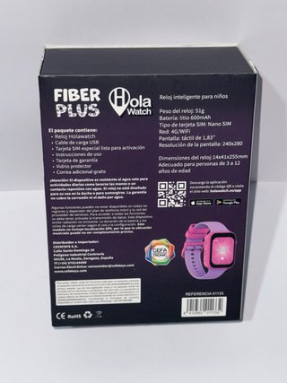 Reloj Infantil Hola Watch FIBER PLUS Llamadas Voz