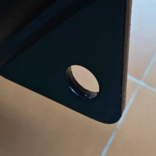 Barra polea giratoria corta recta 40cm