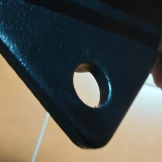 Barra polea giratoria corta recta 40cm
