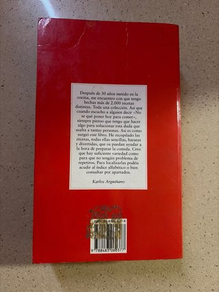 Libro Karlos Arguiñano 1069 Recetas