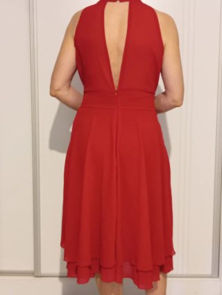 Vestido Corto Rojo Talla M
