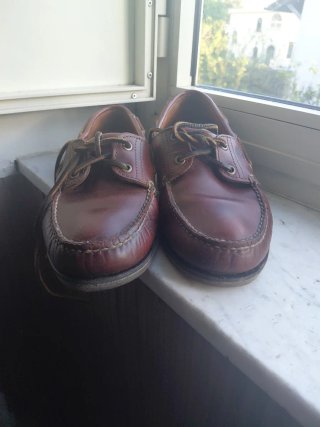 Timberland Scarpe da Barca Marroni Usate
