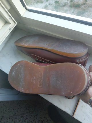 Timberland Scarpe da Barca Marroni Usate