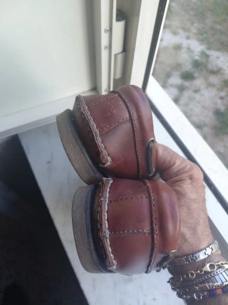 Timberland Scarpe da Barca Marroni Usate