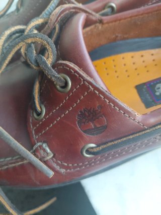 Timberland Scarpe da Barca Marroni Usate