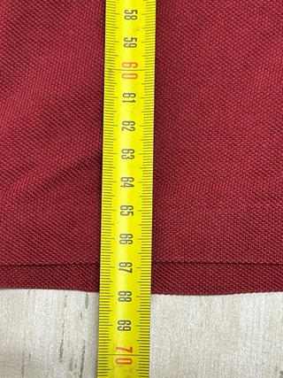 Lacoste Y2K Polo Shirt Long Slevees Red Retro