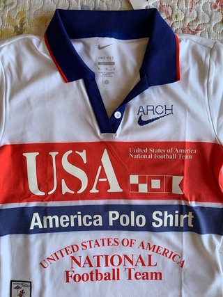 Nike USA x V.A.A. Short-Sleeve Polo White (T. M)