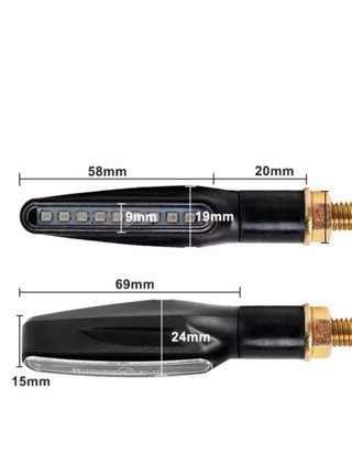 4 Intermitentes led moto Universales NUEVOS