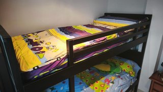 Litera Ikea Norddal Negra Madera
