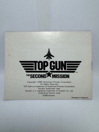 🇮🇹 Top Gun The Second Mission Mattel NES PAL A
