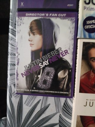 Lote 2 DVD y 2 Libros Justin Bieber