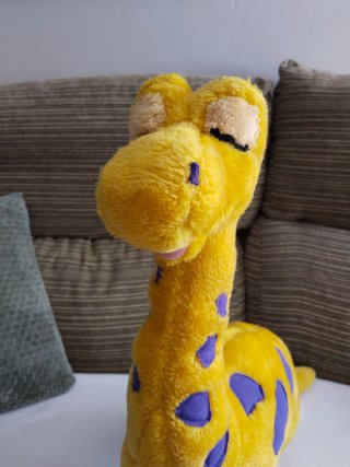Peluche Dinosaurio Amarillo Grande